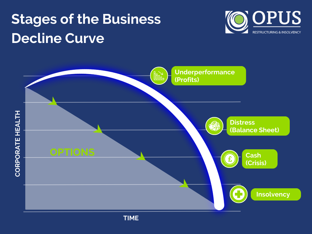 business decline curve